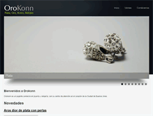 Tablet Screenshot of orokonn.com
